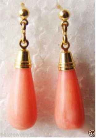 

Jewelry Pink Coral Drip Earrings tfhtfhj Lovely Fine Nobility Lady's Women's Earrings