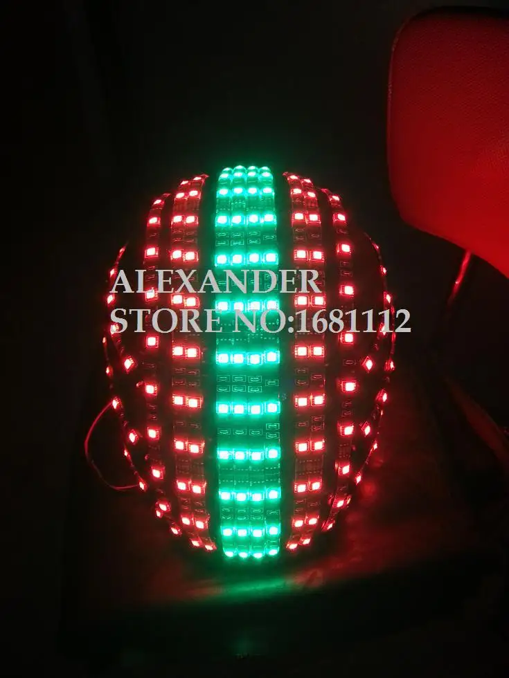 LED ROBOT Luminous Helmet/ Alexander Robot  Sharp-flash Birthday Party