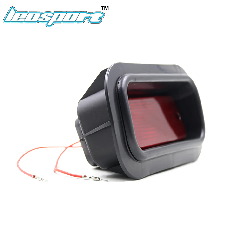 High Quality Universa For HONDA-CIVIC-DEL-SOL-CRX-EF-SI-JDM-EDM-CUSTOM-RED-LENS-REAR-BUMPER-FOG-LIGHf1