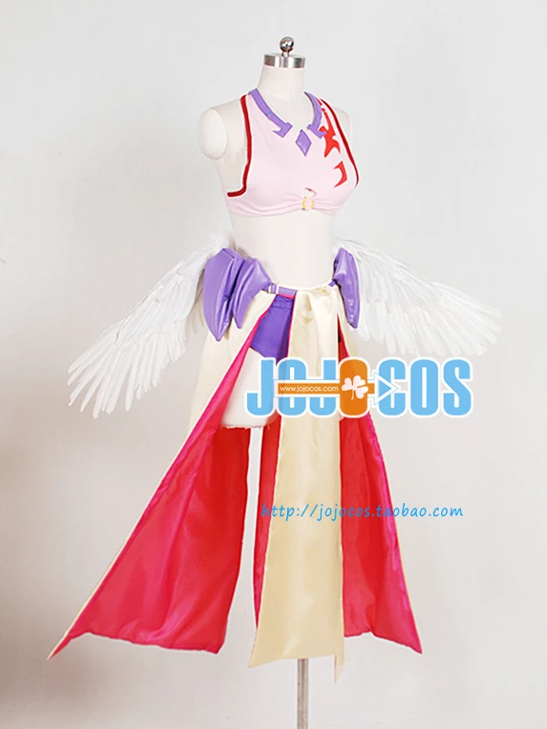 No Game No Life Jibril Uniformes Cosplay Costume avec Ailes, 11