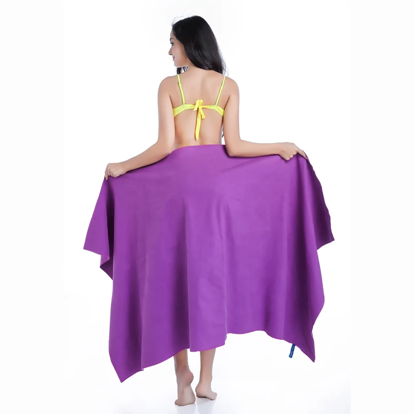 ジッパー付きスポーツタオル,ビーチタオル,マイクロファイバー,生地,メッシュ,速乾性,旅行ブランケット,水泳,キャンプ,ヨガマット