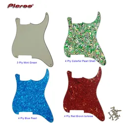 Pleroo kalite 4 delik gitar Strat Pickguard boş malzeme Strat tarzı özel