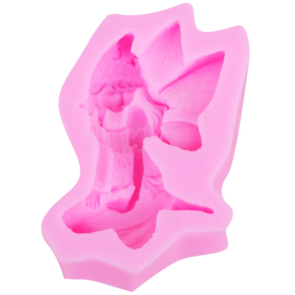 M423 New Fairy Angel 3D Candle Silicone Moulds Scented Soap Handmade Mold Soy WaxPlaster Resin Clay Diy Craft Home Decoration