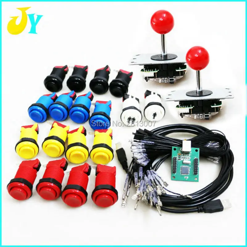 

Arcade joystick Bundles kit SANWA joystick American style psuh button with PC PS3 USB Jamma mame USB controller