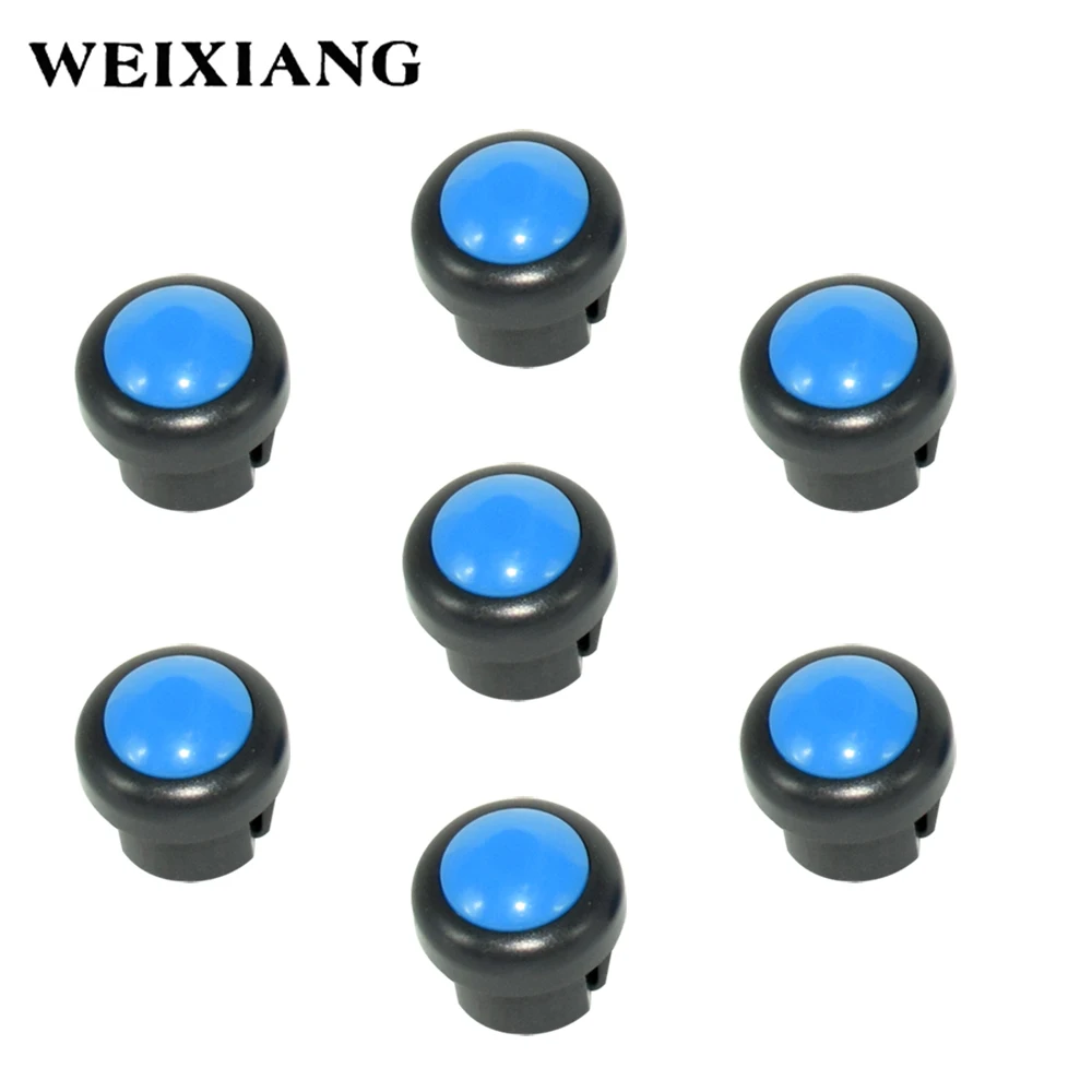 7 x Motorcycle Switch Button Horn Turn Signal High Low Beam Electric Start Kill ON OFF Latching Momentary Action Buttons