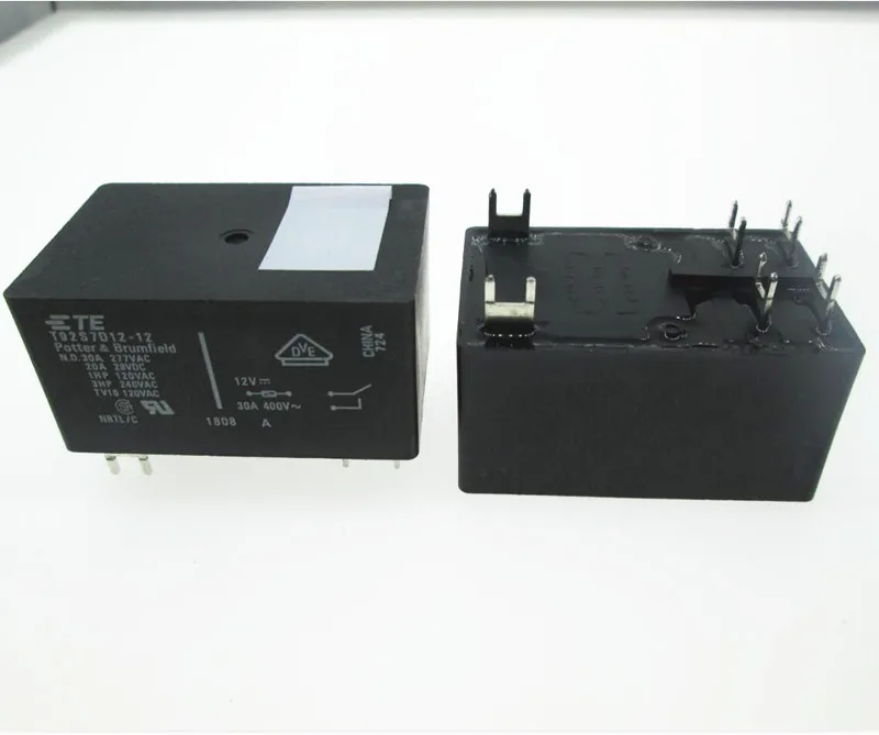 

NEW 12V relay T92S7D12-12 12V T92S7D12-12V T92S7D12-12VDC T92S7D12 12V 12VDC 30A 277VAC 5PCS/LOT