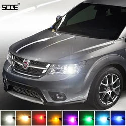 For Fiat Freemont Fiorino Box (225) Linea(323) SCOE 2X 12SMD LED Front Parking Light  Front Side Marker Light Source Car Styling