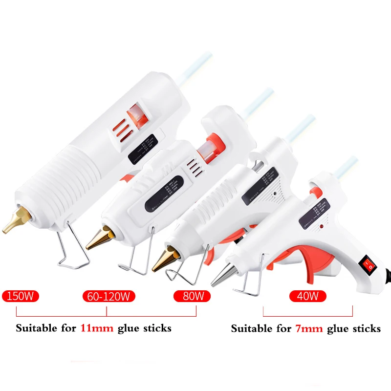 

40-120W 220V Hot Melt Glue Gun DIY Professional High Thermo Mini Adhesive Glue Gun Repair Heat Tools