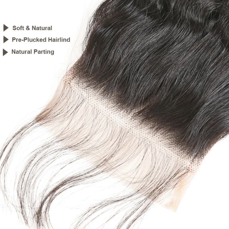 Paquetes de cabello humano virgen de onda profunda con cierre de encaje HD 4x4, encaje Frontal 13x4, Addbeauty, Color Natural prearrancado