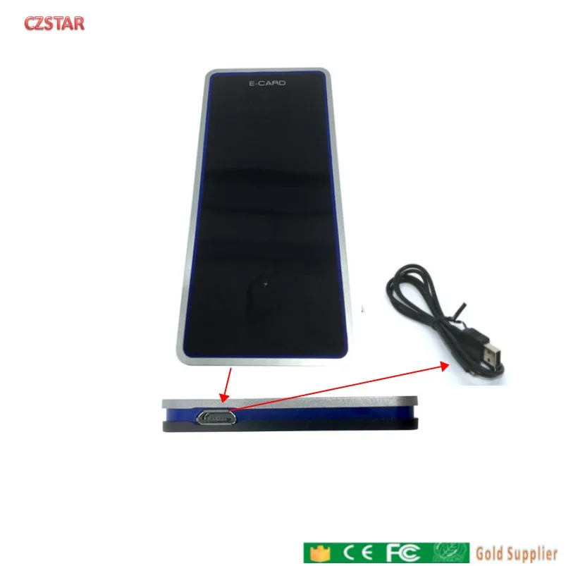 Cahaya Kecil UHF Handheld Long Range Reader EPC Gen: Portable Dukung Ponsel Android Pembaca Bluetooth Persediaan Scanner Sensor