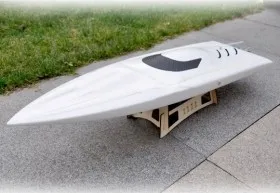 

TFL 1111 Rocket Fiberglass Racing Boat/Brushless Electric Boat white with 2958 KV2881 Brushless Motor 70A ESC