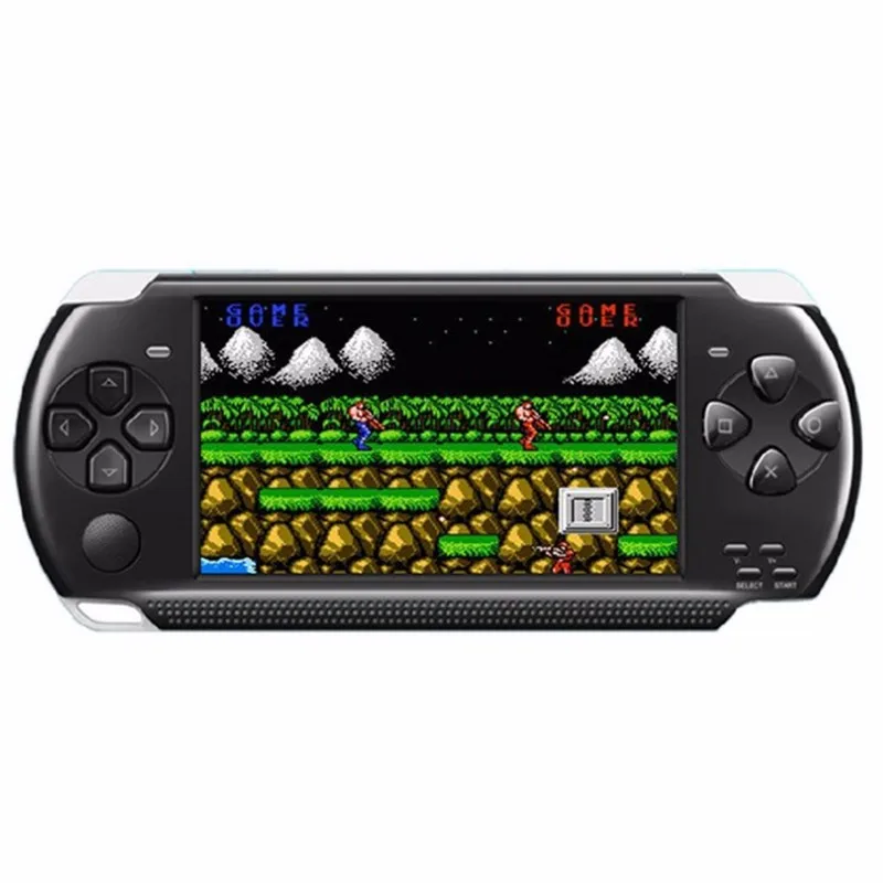 Handheld Game Console Retro Video Games Machine 8GB Memory 4.3 Inch HD Screen MP5 MP4 Player With Camera Dual System Speaker USB