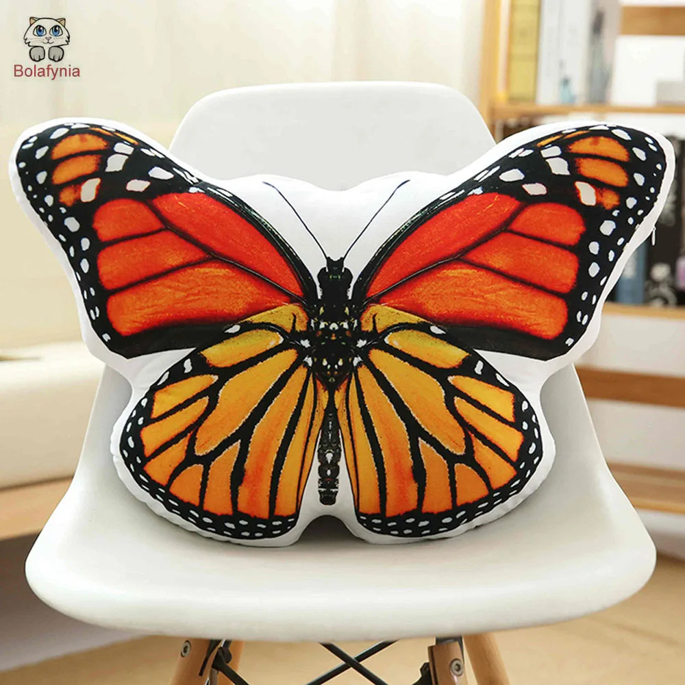 Butterfly Pillow Cushion Stuffed Plush Toy Birthday Gift