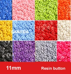 100pcs/lot Size:11mm 14colors sewing button Bulk buttons Sewing accessories Resin Buttons wholesale(SS-671)