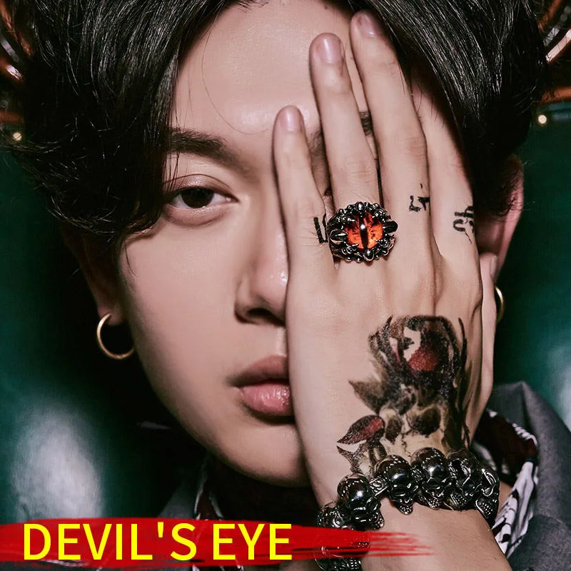 Beier New Store Eye Of The Evil Spirit Ring Top Quality Claw Fake Eye Ring Men\'s Punk Party Fashion Jewelry Dropshipping BR8-203