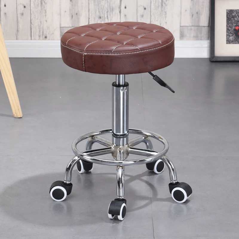 Beauty salon chair Bar stool swivel chair adjustable lift stool hydraulic swivel stool spa tattoo facial massage salon furniture