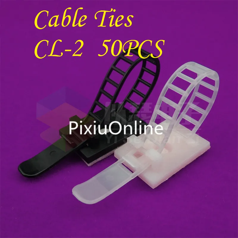 

50pcs/lot YT448X CL-3 Stick Type Fixed Seat Wiring Block Wire and Cable Tie The Fixed Seat Free Shipping France