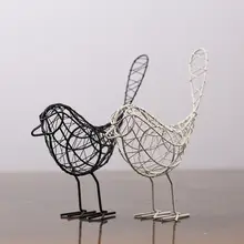 Abstract Iron Bird Decor Figurines #5