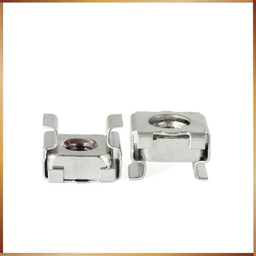 10Pcs M4 M5 M6 M8 Stainless Steel 304 Quartet Floating Nut Cassette Elastic Enclosure Card Cage Nuts Nickel