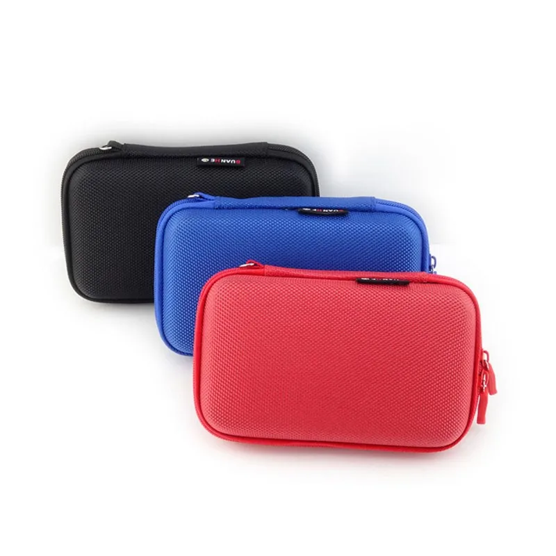 GUANHE Ngoài Đựng Túi Túi 2.5 "USB HDD Gắn Ngoài/Ổ Cứng Đĩa Cứng Đen Mang Theo ốp Lưng My Passport