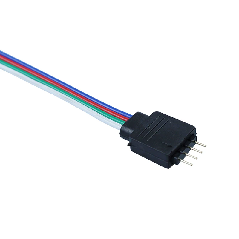 10cm 15cm 4pin Male RGB Connector Wire Cable For for 3528/5050 RGB led strip