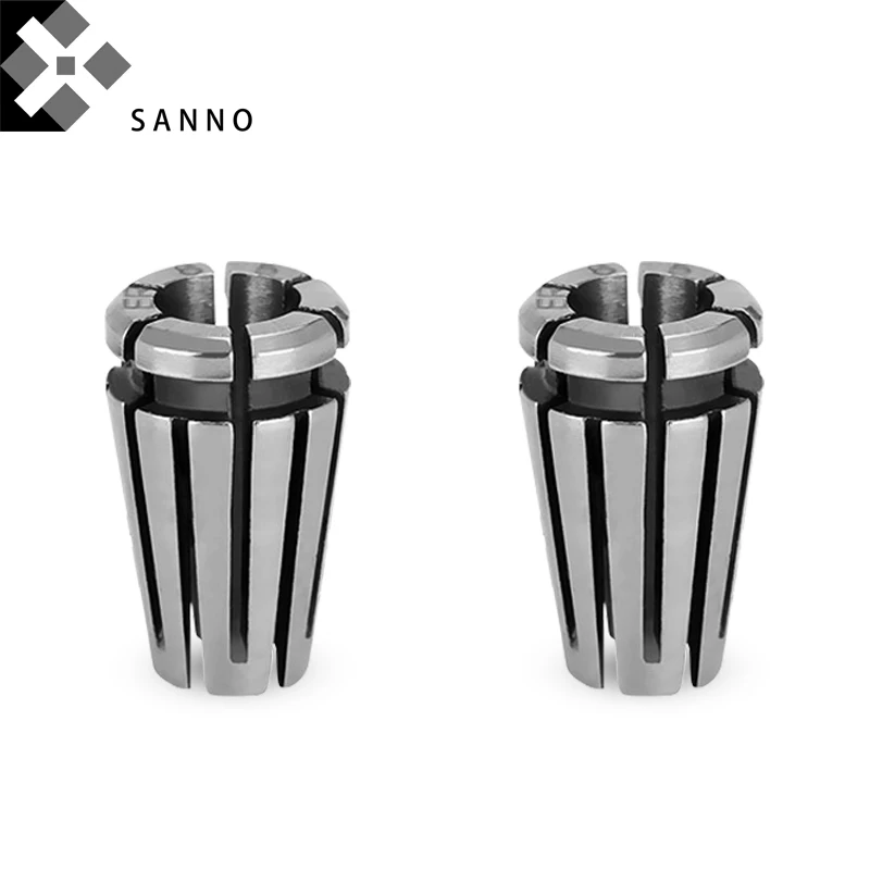 2pcs High Precision Hold Device ER8 Spring Collet Chuck ER8- 0.5 / ER8-5 Collet For Milling Lathe Machine Tools Accessories