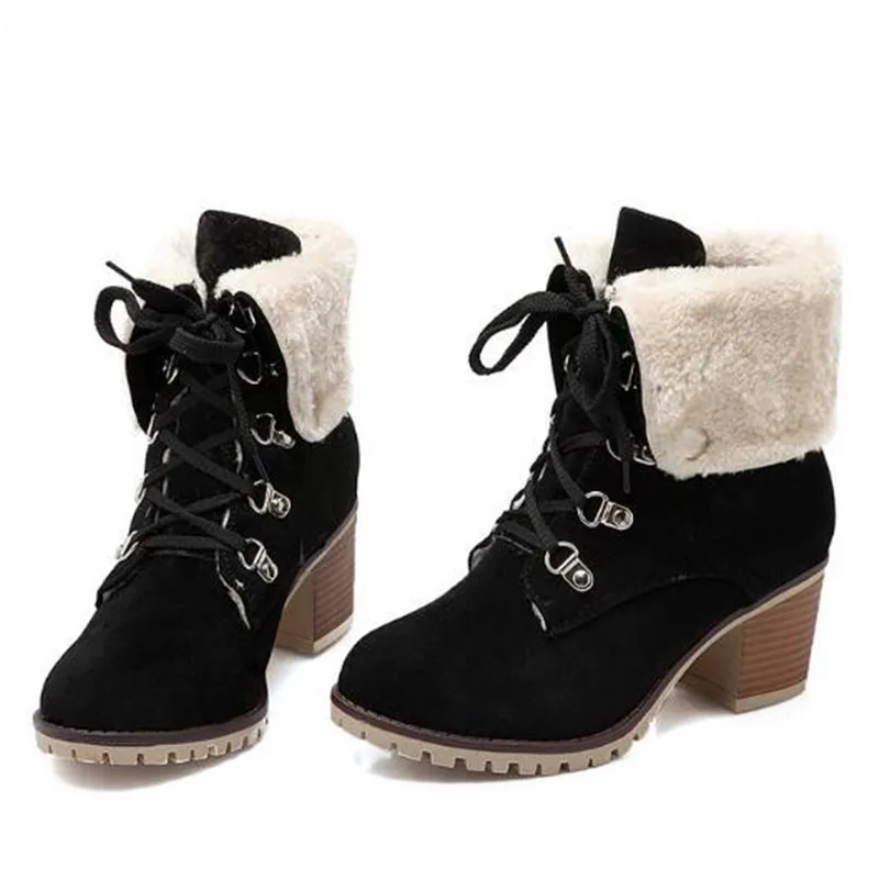 Women Boots Autumn and winter New style British style Short tube boots Round head Frenulum Grind Student Winter boots