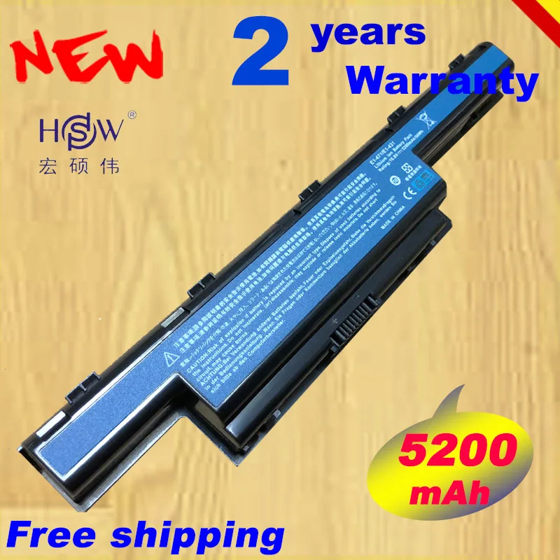 

HSW 5200mAh Laptop Battery for Acer Aspire 5336 5342 5349 5551 5560G 5733 5733Z 5741 5742 5742G 5742Z 5742ZG 5749 5750 5750G 575