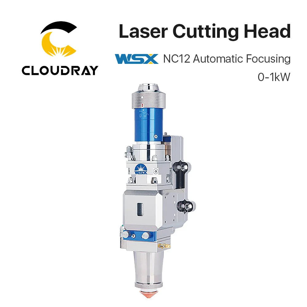 Cloudray WSX 0-1KW Fiber Laser Cutting Head NC12 Automatic Focusing 1000W for Metal Cutting