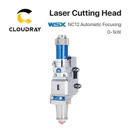 Cloudray WSX 0-1KW Fiber Laser Cutting Head NC12 Automatic Focusing 1000W for Metal Cutting