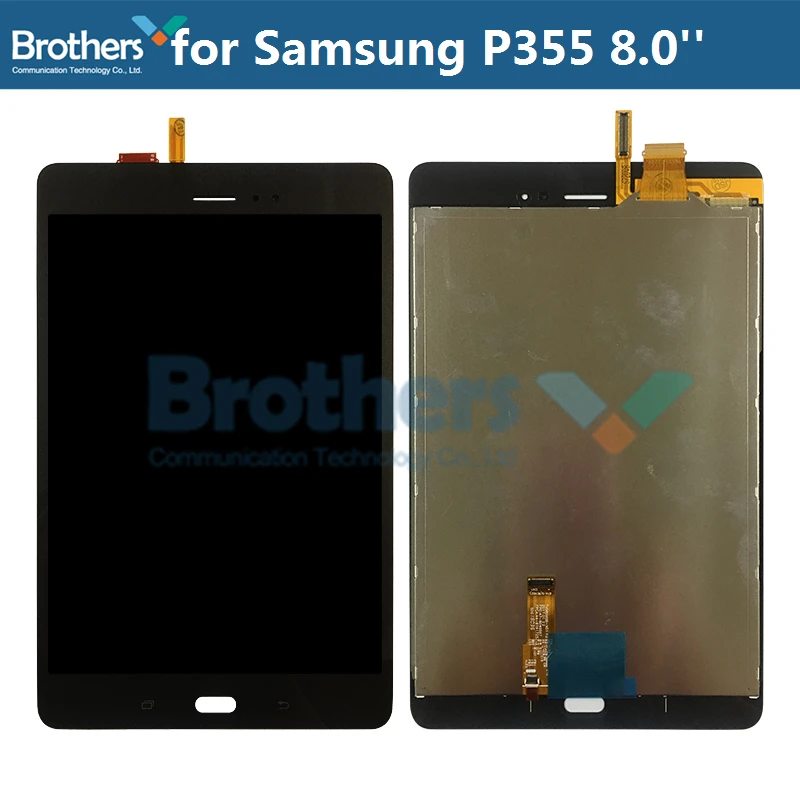 For Samsung GALAXY Tab A 8.0 P350 P355 LCD Display with Touch Screen Digitizer LCD Screen Tablet P355 Panel LCD Assembly Tested