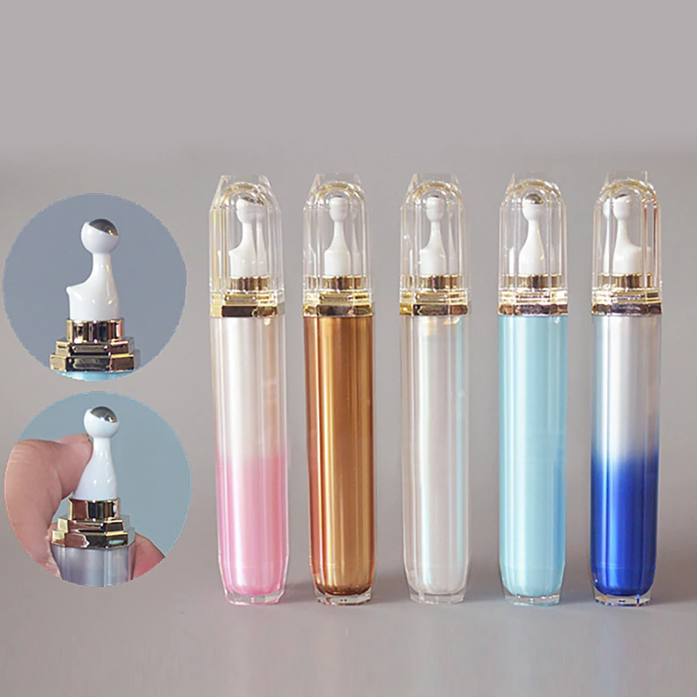

High-grade Acrylic Eye Cream Bottle,20ml Octagonal Roll on Plastic Bottle