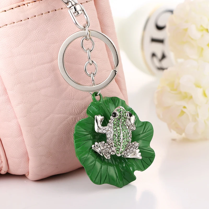 GYWYN2020 Latest Keychain Car Keychain Ms. Bags Pendant Ms. Gift, Cute Little Frog Pendant