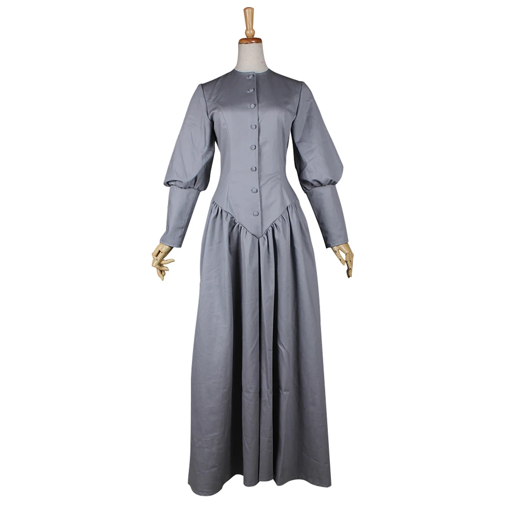 

Grey Civil War Dress Gothic Southern Belle Victorian Dress Adult Women's Halloween Party Dress Cosplay Costume