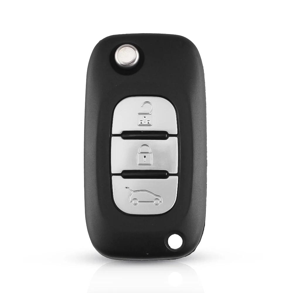 Dandkey 3 Buttons Flip Folding Car Key Shell For Renault Vivaro/Master/Traffic/laguna/Fluence/Clio /Megane /Kangoo Modus