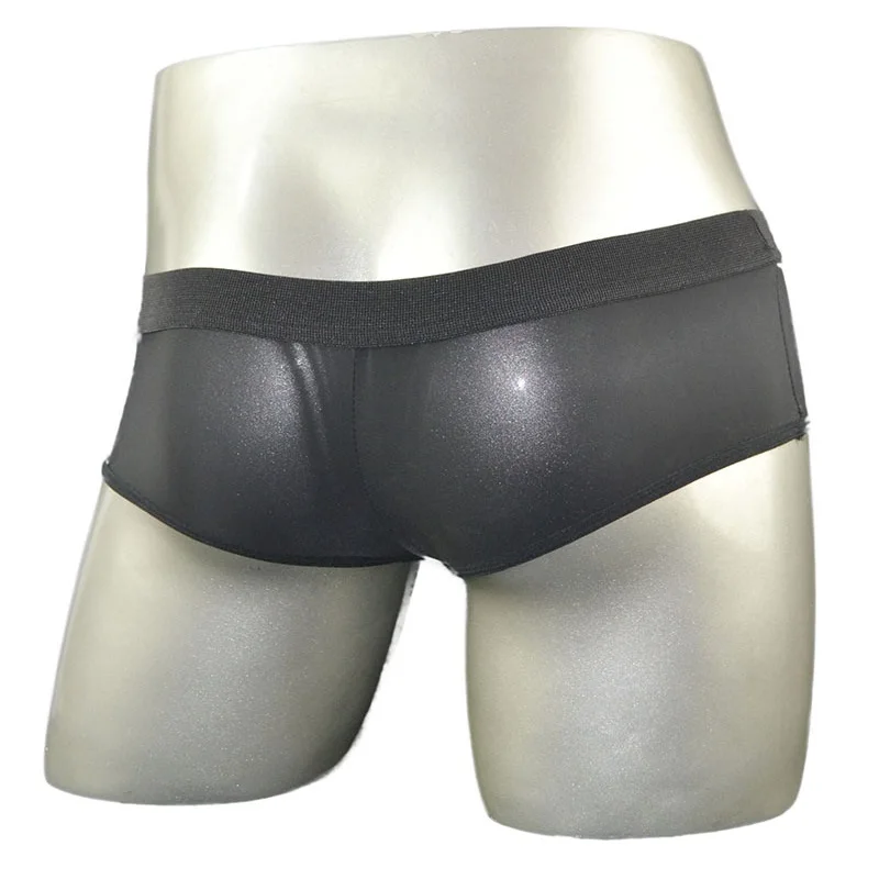 Black Red Light Blue Pink Low rise Men\'s Sexy Boxers Shorts male ice milk Panties Underwear Boxer 0611-1P
