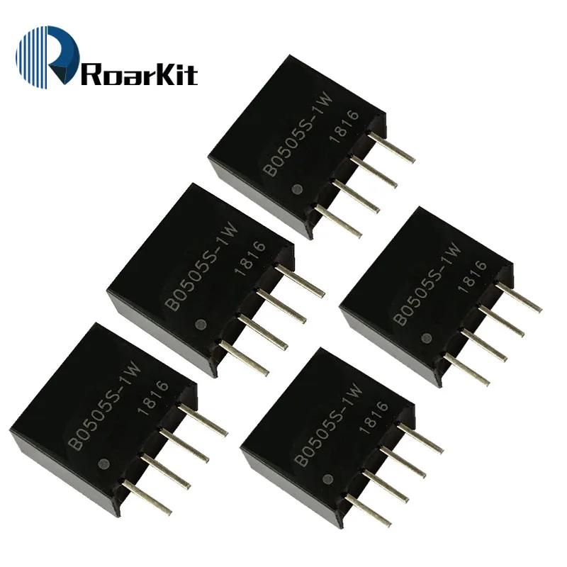 5pcs New B0505S-1W DC/DC Power Module 5V to 5V 1000VDC Isolation