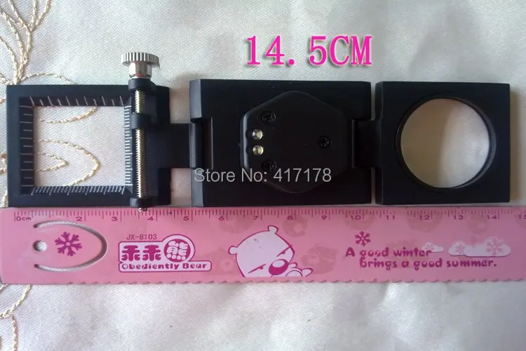 Espejo de densidad de tela para máquina de tejer, lupa, espejo de densidad de tela, 10X