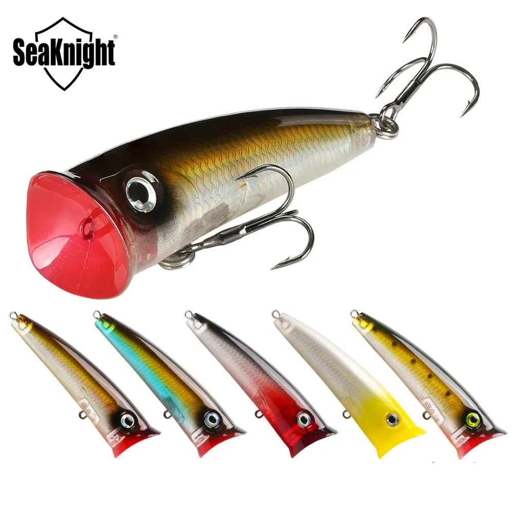 Best SK004 Fishing Lure  70mm 11g 1 PC  Floating Lure Artificial Bait  Hooks 5 Colors Freshwater Sea Water