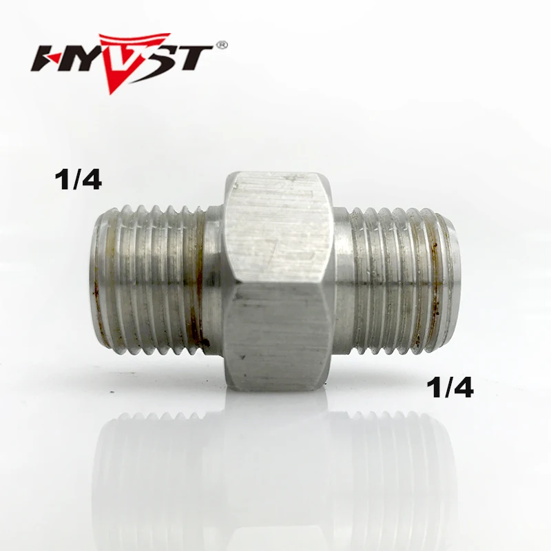 Airless Fittings  1/4" Hose connector 1/4 in npt x 1/4 in npt  adapters, hose fittings with High pressure hose(2 pack)