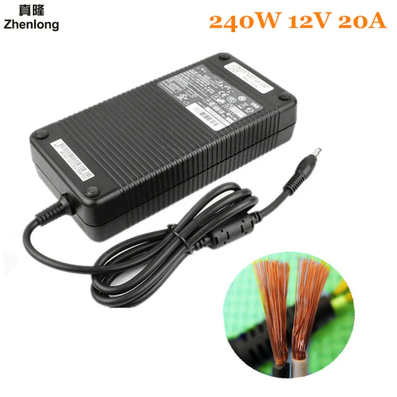 DC 12V 20A 240W Power Supply Transformer Switch AC 110V / 220V To DC 12V 20amp Switching Adapter Converter Driver for LED Strip