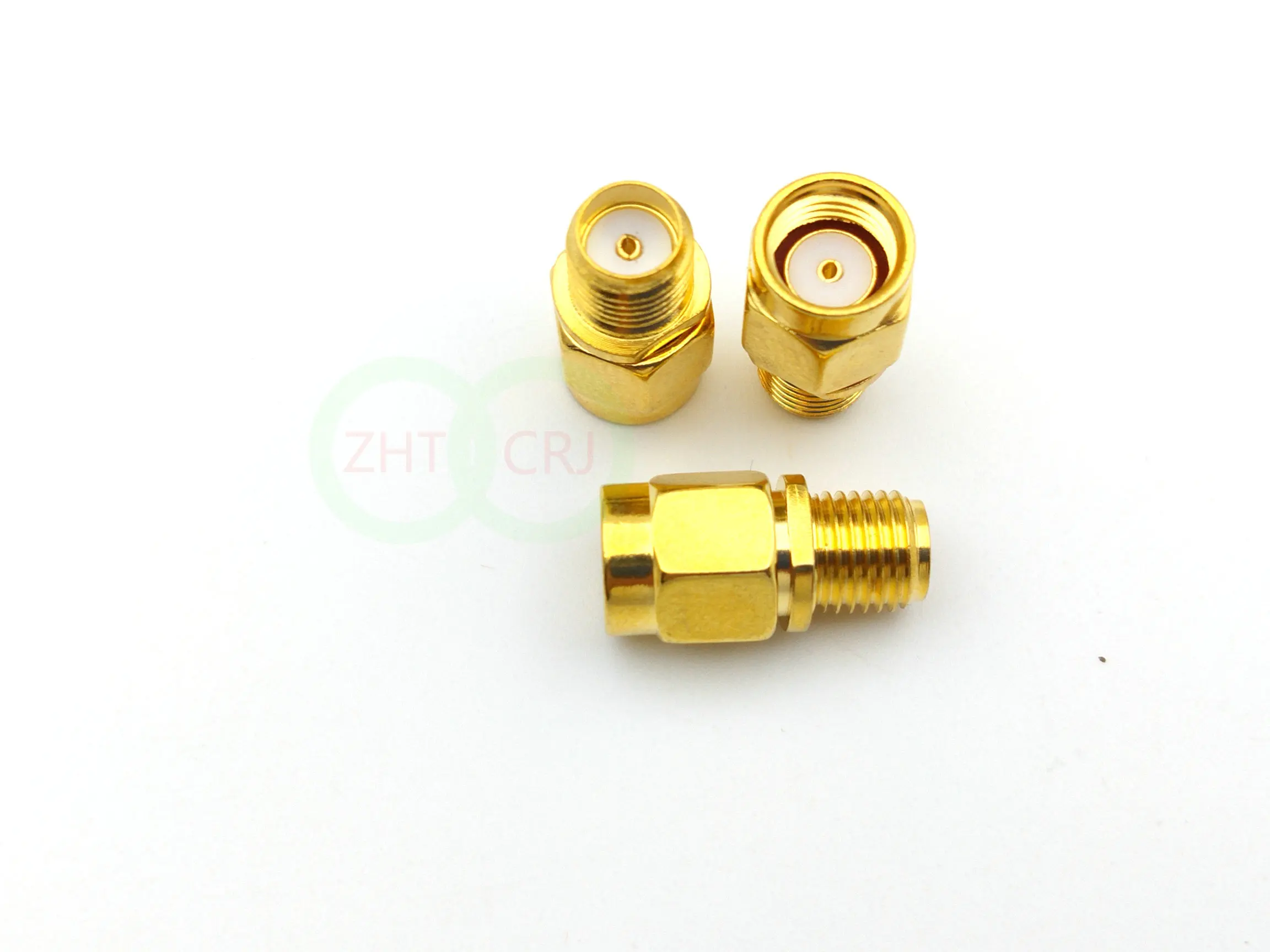 Gold plated SMA female jack to RP-SMA male jack center RF coaxial adapter