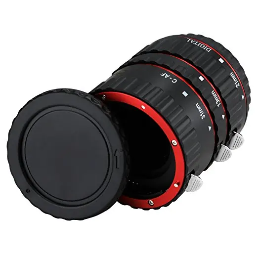 Imagem -06 - Conjunto de Tubo Extensão Macro Foco Automático para Canon Eos ef Ef-s Lente Câmeras Dslr 1100d 700d 650d 600d 550d 500d 450d 400d 350d 70d af