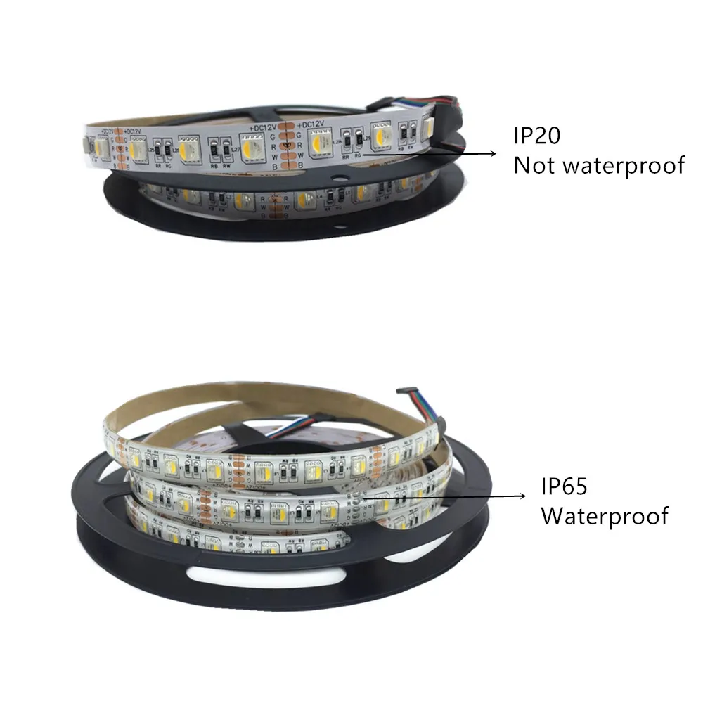 Set di strisce LED 4 in 1 10m 15m 20m 12V RGBW impermeabile 5050 flessibile 300LED striscia IP65 diodo nastro LED corda nastri Kit amplificatore