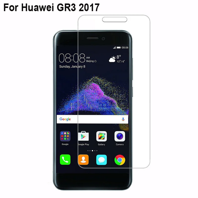 2 uds vidrio templado para Huawei GR3 2017 Protector de pantalla película de vidrio para Huawei GR 3 2017 cubierta de vidrio de protección resistente