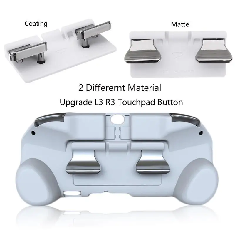 L3 R3 With L2 R2 case Gaming Upgrade Trigger Button Grips Handle Back Touchpad Detachable Module for PS VITA PSV1000/2000