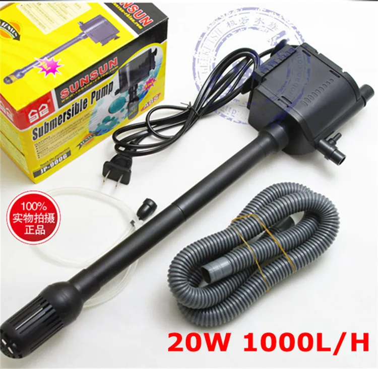 Sunsun 6W 12W 20W 25W Multi-Function Submersible Pump for Aquarium Fish Tank Oxygen Water Pump Powerhead 650L/H 1200L/H