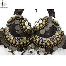 Gypsy Belly Dance Bra with Beading #5