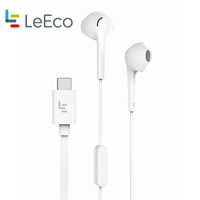 Original LeEco CDLA Earphone Letv max 2 Pro HiFi Chip Inbedded Continual Digital Lossless Audio Type-C Plug Gold Galved Mic