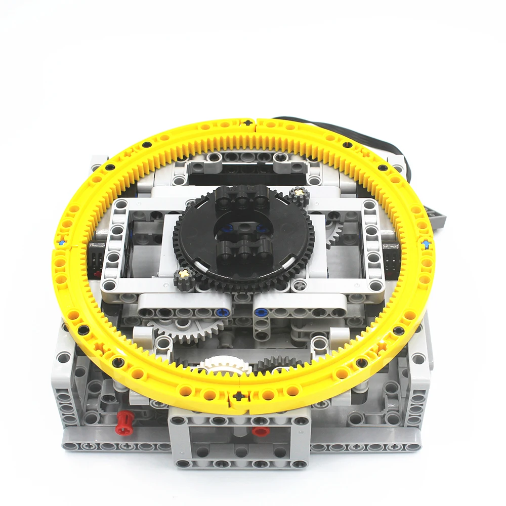 MOC Building Block Technical Parts Motorised Display Turntable compatible with lego 24121 3649 24505 10928 For kids boys toy